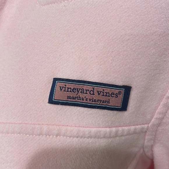 Vineyard vines light pink watermelon quarter zip - Picture 5 of 15